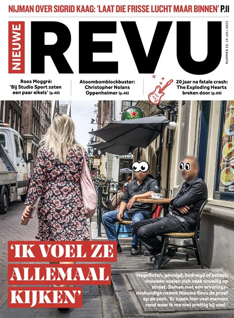 'Hier sta ik topless op de cover van Nieuwe Revu' .